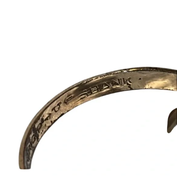 Stamped 14K Gold Mountain Turquoise SZ 7.5 – Oval Cabochon Southwestern Vintage - Picture 6 of 6